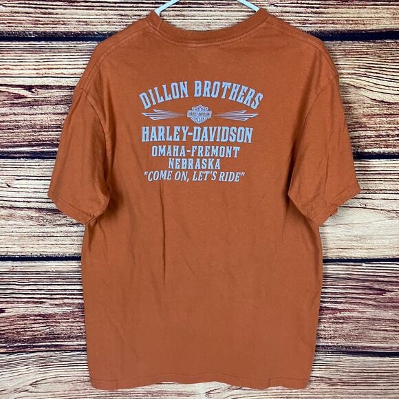 Harley Davidson Motorcycles Omaha, Nebraska T-shirt - Picture 4 of 6
